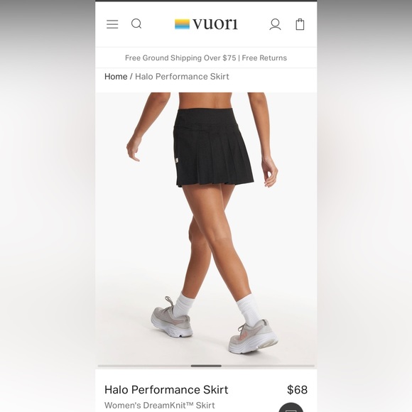 Vuori Dresses & Skirts - Black VUORI Halo Performance Skirt